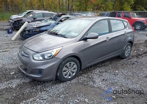 2017 Hyundai Accent Se z USA, uszkodzony, nr VIN KMHCT5AEXHU357715